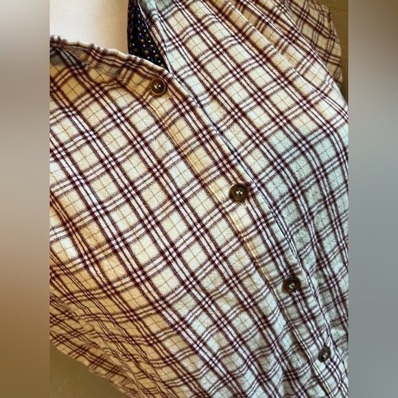 Red Plaid Collared Dress - Picture 11 of 13